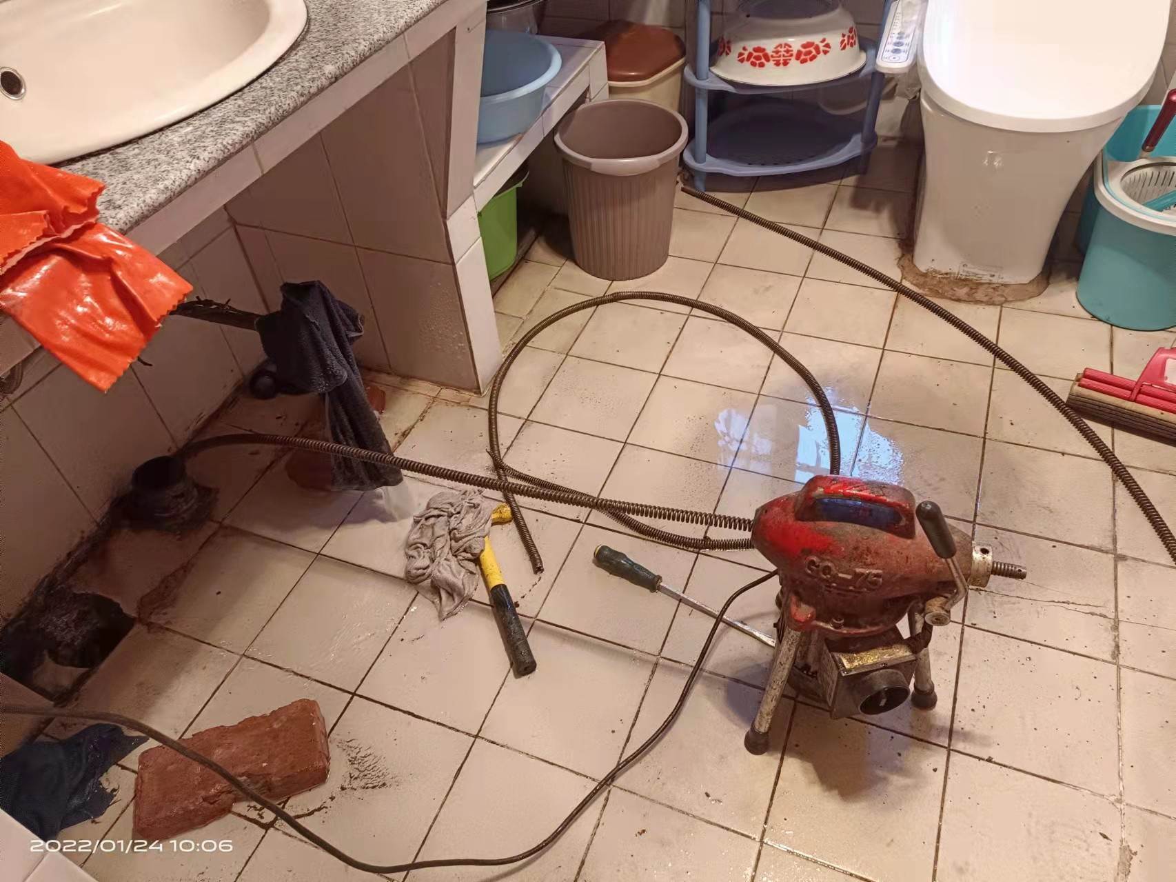 庆安疏通厨房下水道,地漏疏通